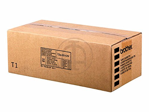 Brother TZ251CIV sur Rouleau 2 4 cm x 8 1 cassette ruban laminé pour Brother PT D600 P Touch PT 3600 D610 D800 E550 P750 P900 P950 P Touch EDGE PT P750 - vue 2