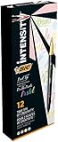 bic pastel boya fiyatlar? El rotulador BIC Intensity Dual Tip es una herramienta 2 en 1 con una punta fina en un extremo y una punta de pincel en el otro