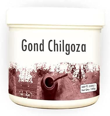 AOZA Hakim Suleman’s Gond Chilgoza - A Natural Product, with The Goodness of Chilgoza (Pine Nuts). It is a Herbal Intake Used for a Healthy Life and Well-Being of Men.