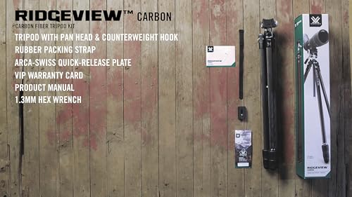 Image of Vortex Ridgeview Carbon Tripod Kit