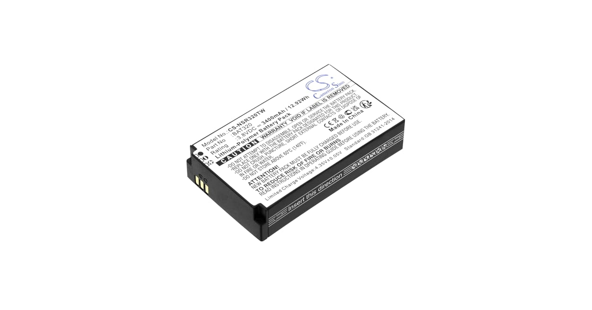 ………… Microsoft TLL-00002 Headphone Replacement Battery