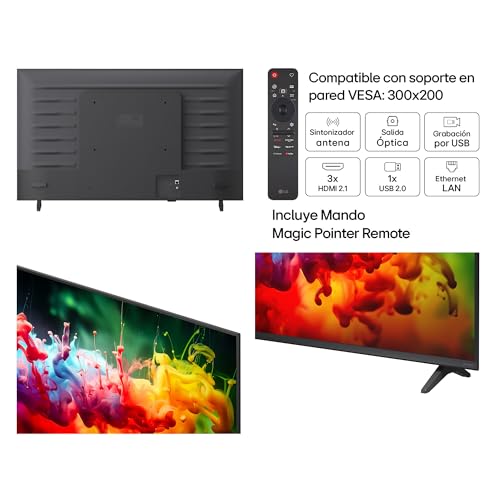Miniatura 3 de LG 43QNED70B6C - Smart TV QNED MiniLED AI 43" 4K Sin Reflejos 94%, 2026