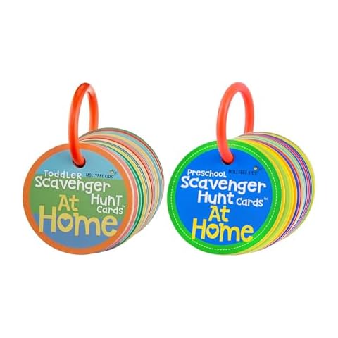 MOLLYBEE KIDS Scavenger Hunt at Home Cards, Ages 2+ Cover
