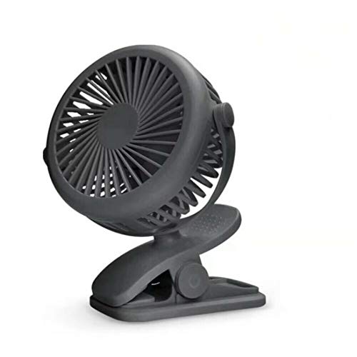Tragbares Mini-USB-Ladegerät Geräuschloser Desktop-Elektroventilator Schwarz Kleiner Kompakter Tragbarer Schreibtisch Tisch Clip Wall