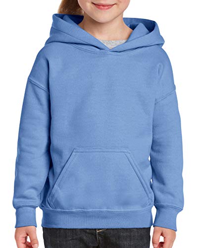Gildan Youth Hooded Sweatshirt, Style G18500B Carolina Blue