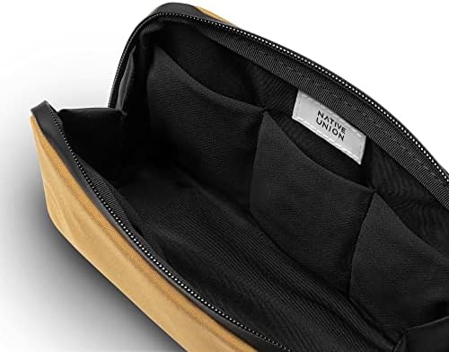 Native Union Stow Lite Organizer W.F.A Tech Organizer  Minimalist Travel Pouch Made of Recycled Materials for Everyday Accessory Storage & Protection  Stores Cables, Chargers & More (Kraft)