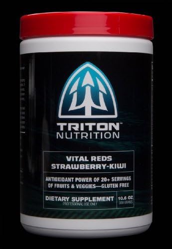 Vital Reds Strawberry/Kiwi, Energy & Immune Boosting Formula with High Orac & Mangosteen