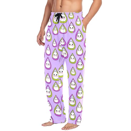 Little Spirits Men's Cotton Pajama Pants with Pockets and Drawstring Comfortable and Stylish,S4