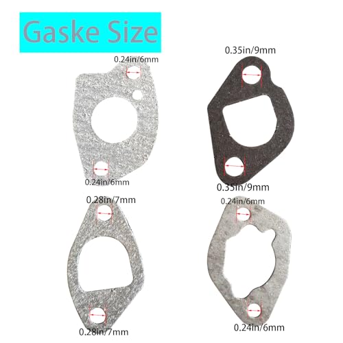 DVBB Gasket Kit Compatible with 212cc Coleman Ct200u Gasket Kit Compatible with Honda GX200 Generators 2 Packs OEM Cylinder Head Valve Cover Carburetor Muffler Crankcase with Oil Seals by DVBB - Image 5