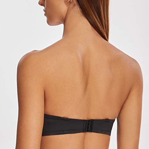 Image of MELENECA Women's Stay Put Padded Cup with Lift Underwire Push Up Strapless Bras