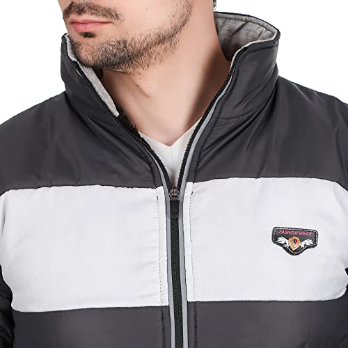 Image of Christy World Men's Regular fit Jacket (FULJJACT 08 BGRN L Green Large)