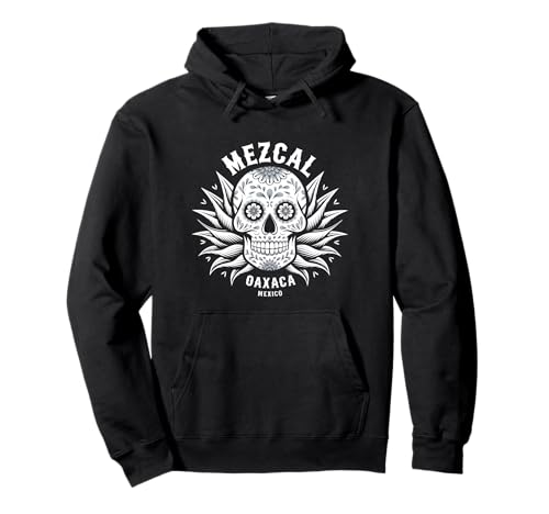 Calavera Mezcal Azúcar Dia De Los Muertos México Sudadera con Capucha