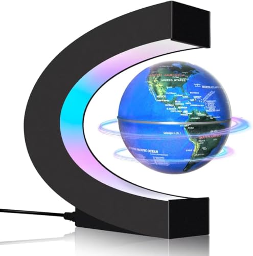Globo Terrestre, Globo Flutuante de Levitação Magnética de 3 Polegadas, Terrestre Flutuante Levitaça