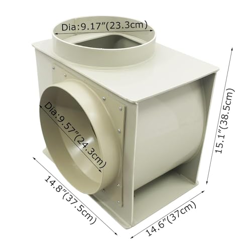 Maisutseb Fume Hood Blowers PP250 Laboratory Centrifugal Fan 1350CFM Centrifugal Blower Industrial Blower Laboratory Ventilation Hood Lab Ventilation Cabinet 300W 110V by Maisutseb - Image 8
