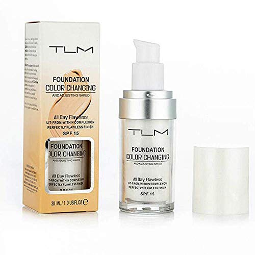 30ml Color Changing Foundation Liquid Base Makeup Change To Your Skin Tone By Just Blending Concealer
