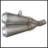Funzione principale: silenziatore di scarico modificato per auto con design preciso e alta funzionalità. Fai ruggire la tua moto con un suono eccezionale e aiuta a ottenere la massima potenza e migliorare la funzione di scarico . ,Il gas di scarico ad alta temperatura viene scaricato senza intoppi, il che può garantire la massima funzionalità del motore.