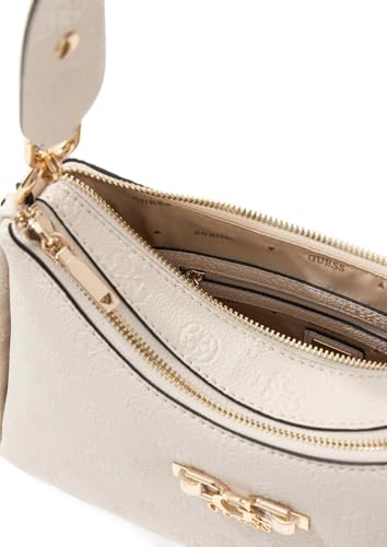 Sac à épaule GUESS Anise Double Zip logo texturé - 3