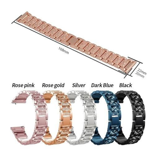 Correa para Garmin Watch Vivoactive y Venu, soluciona la rotura de bandas con acero metálico 3