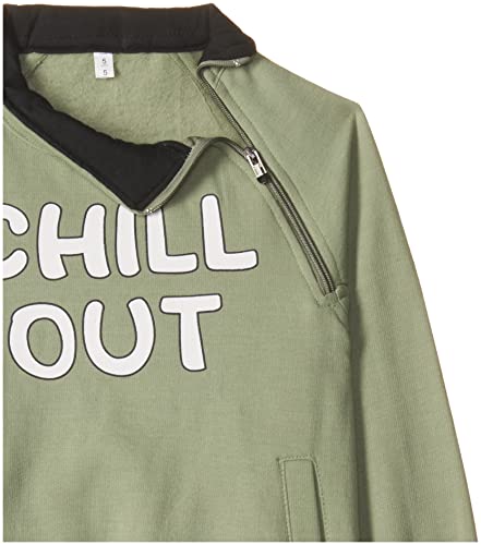 Image of Boys Fleece High Neck Sweatshirt