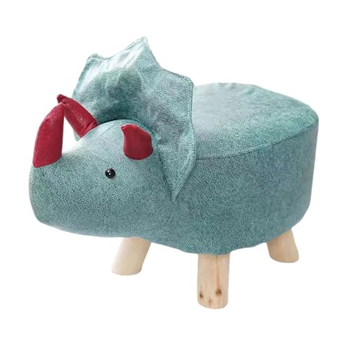 Image of CALANDIS Animal Footstool Creative Cute Pouffe Chair for Playroom Entryway Waterproof Dinosaur | Benches & Stools | Furniture