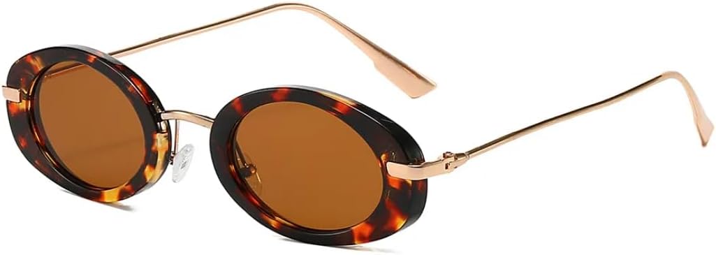 Fashion Small Oval Sunglasses Women Popular Cool Uv400