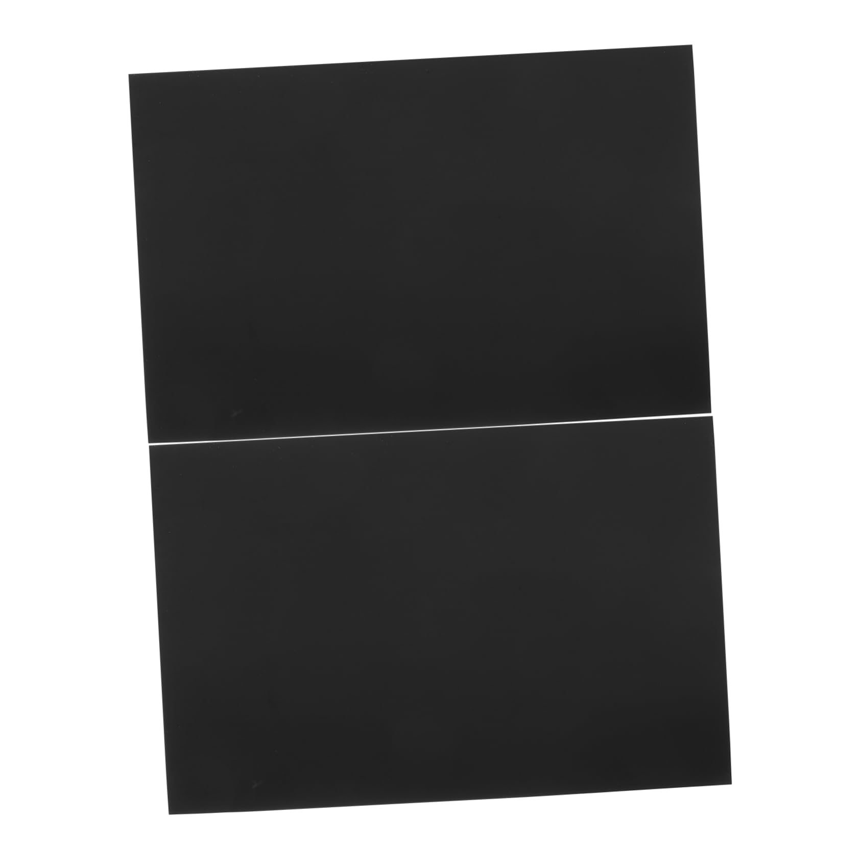 FUNOMOCYA Engravable Blanks Aluminum Sheet Engraving Crafting Sheet Plain Aluminum Plate Black