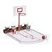 Produktbild Relaxdays Basketball Trinkspiel, lustig, 6 Glas Shotgläser, Korb + Ball, Partyspiel HxBxT 22,5 x 24 x 44 cm, transparent