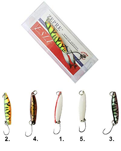 Zepre Cucharillas onduladas con anzuelo, 5 g, paquete de 1 unidad (col. 3)