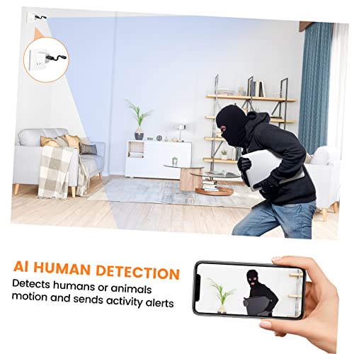 Cámara de seguridad con sensor de movimiento Operitacx 1080p e intercomunicador de voz 6