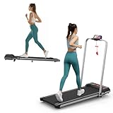 NAYSAYE Walking Pad Treadmill, Folding Walking Pad with Incline 2 in 1, Remote Control and App Compatibility, Portable Treadmill Under Desk Treadmill for Home and Small Spaces, 300 Lbs Capacity