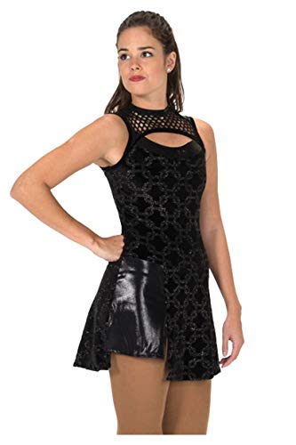 Jerry's Figure Skating Dress 214 (Adult Small, Black)
