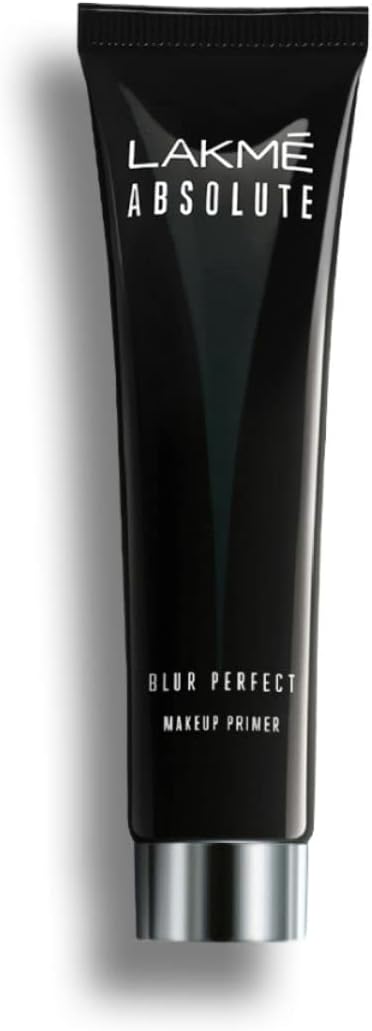 Lakme Absolute Blur Perfect Matte Face Primer, Makeup Primer for Poreless, Smooth & Long Lasting Makeup - Waterproof Brightening Makeup Base, 30 ml