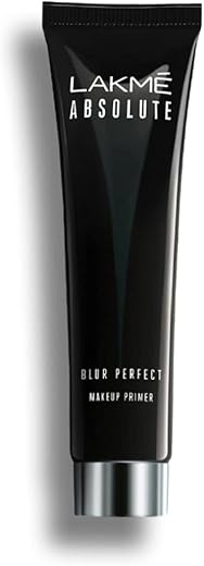 Lakme Absolute Blur Perfect Matte Face Primer, Makeup Primer for Poreless, Smooth & Long Lasting Makeup – Waterproof Brightening Makeup Base, 30 ml