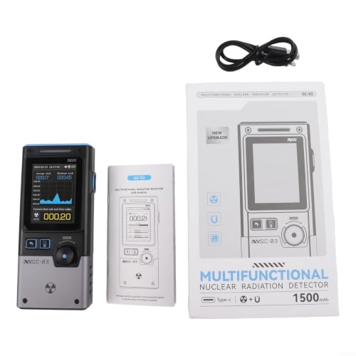 Detector de radiación GC-03 para medir EMF gamma en el hogar con alerta y pantalla de 2.4" 2