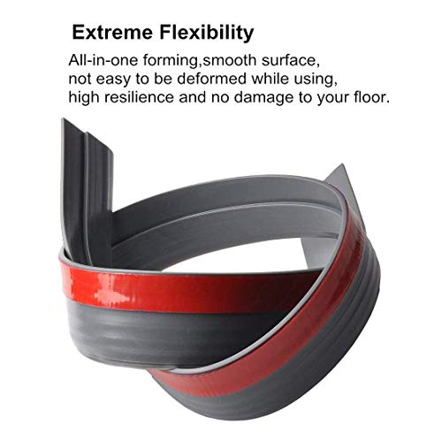 2Pack Door Draft Stopper, Strong Adhesive Door Sweep For Exterior And Interior Doors, Dustproof And Soundproof, 2" W X 39" L (Grey) #TOP2