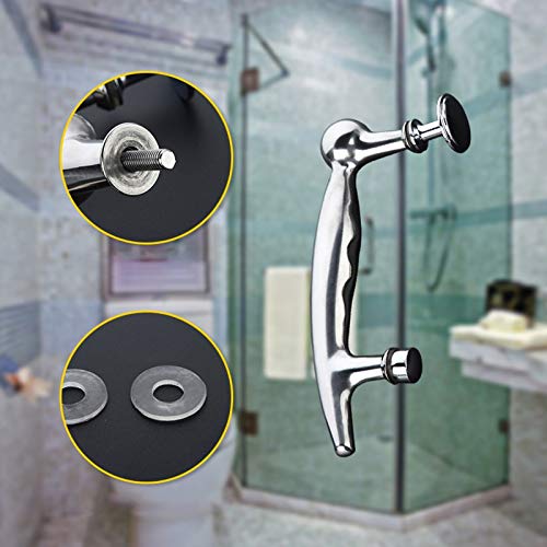 Poignée de porte de douche en acier inoxydable SUS304 éclatant - 2