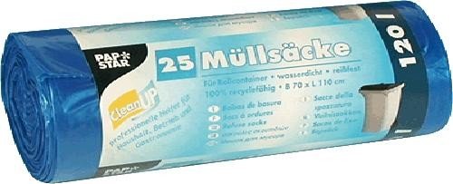 Preisvergleich Produktbild PAPSTAR 19530 Müllsäcke, 120 Liter blau