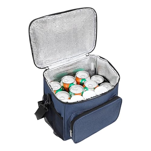 Bolsas de transporte aisladas con aislamiento suave, con correa de transporte y función de refrigeración, resistente al agua, para senderismo, pesca, viajes, pícnic, barbacoas al aire libre