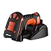 Produktbild Alacrity Aufgerüsteter 2D Industrie Barcode Scanner mit kabelloser Ladestation, 400m Übertragungsdistanz 433Mhz Wireless & Bluetooth 2in1 Barcode Lesegerät, stoßfest, staubdicht, freihändig, Orange