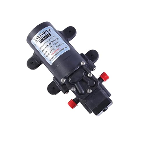 SAILINGFLO Diaphragm Water Pressure Pump for Caravan/RV/Boat/Marine 12V DC 1.1 GPM 35 PSI,Self-Priming Adjustable Pressure Switch(35 PSI) thumbnail 6