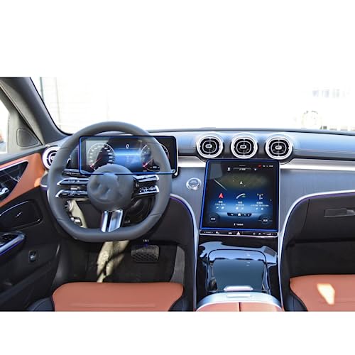 Verre Trempé Navigation Voiture Benz Classe C Estate 2022 C220d C200 GPS Écran