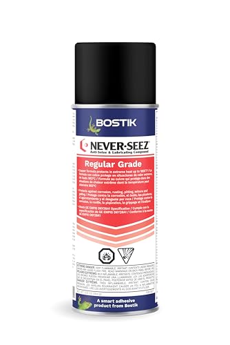 Never-Seez Regular Grade Anti-Seize 12.5 oz Aerosol Lubricant - Copper Graphite Compound for Nuts Bolts Pipe Fittings Valves Machinery Rust Corrosion & High-Temp Protection
