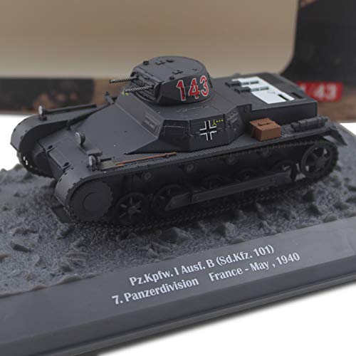 Modèle Réduit de Char Pz.Kpfw. I Ausf. B FloZ 1/43 - Véhicule Militaire Die-Cast 1940