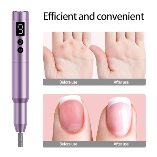 Taladro de uñas eléctrico para retirar gel sin cables ni complicaciones 6