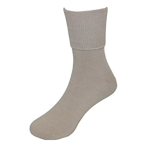 School Uniform Seamless Turn Cuff Anklet Socks, Small, Stone Cover
