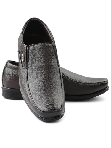 Image of Liberty Fortune H202 02 Formal Non Lacing Moccasin Shoes for Men with PVC Sole| Suitable for Wedding Office Wear | Durable Lightweight and Cushioned Footbed | Shock Absorption