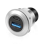 XMSJSIY – XMSJSIY USB 3.0 Typ-C Gewinde Fixed Panel Mount Adapter Kupp