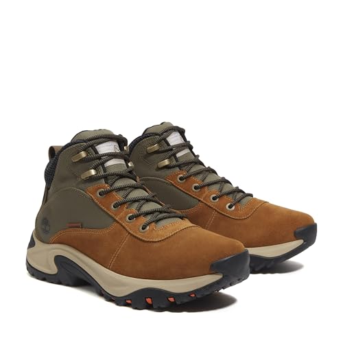 Timberland Timberland Men's Mt. Maddsen Peak Mid Lace-Up Waterproof Hiking Boot, Medium Brown Suede, 12 Medium