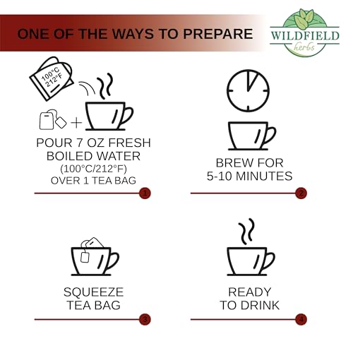 Image of 50 Bags Sarsaparilla Root Tea Herbal Tea (Smilax glabra) - 50 Count 1.5g Bag Sasperella Root Herb Tea raiz de zarzaparella