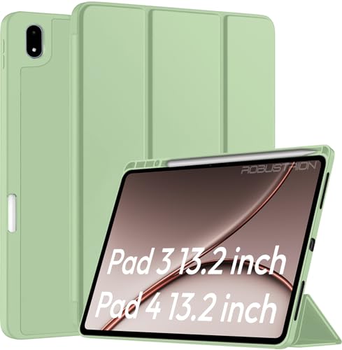 Image of Robustrion Cover Case for OnePlus Pad 4 13.2 inch /OnePlus Pad 3 13.2 inch Cover with [Pencil Holder], Flip Cover Case for One Plus Pad 4 /3 Cover 13.2 inch [Auto Sleep Wake Support] - Mint Green